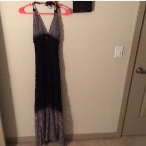 Sky Maxi Dress. 55 inches from neck to bottom hem